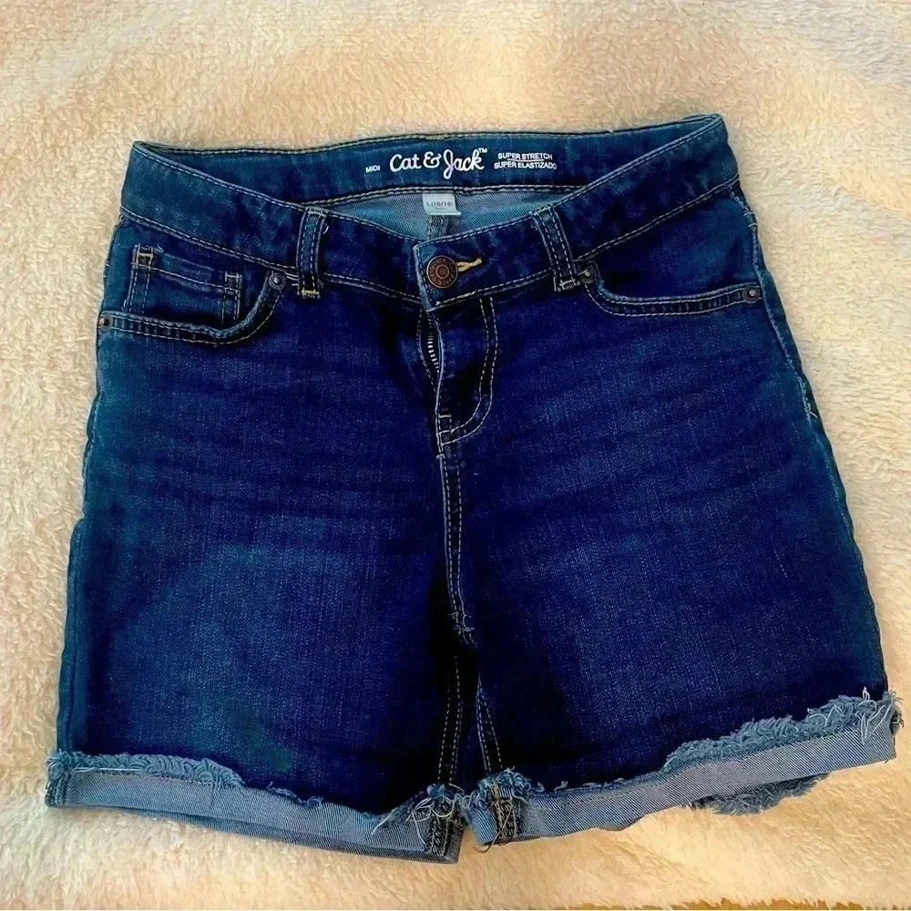 CAT & JACK 10-12 GIRLS SUPER-STRETCH SHORTS